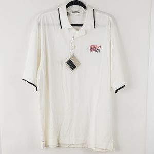 Cutter & Buck Polo Cotton Shirt In White ESPN The Team 910 950 Size XL